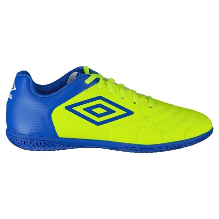 Zapatilla de Fútbol Sala Umbro Classico XI IC Safety Yellow / Regal Blue / White