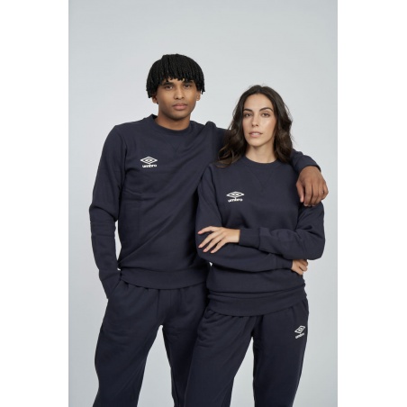 Sudadera Umbro Wardrobe Neck Small Logo Navy