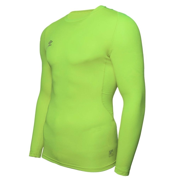 Camiseta Térmica Umbro Core LS Verde Junior