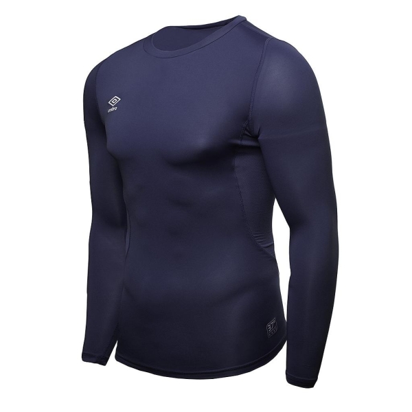 Camiseta Térmica Umbro Core LS Azul Marino Junior