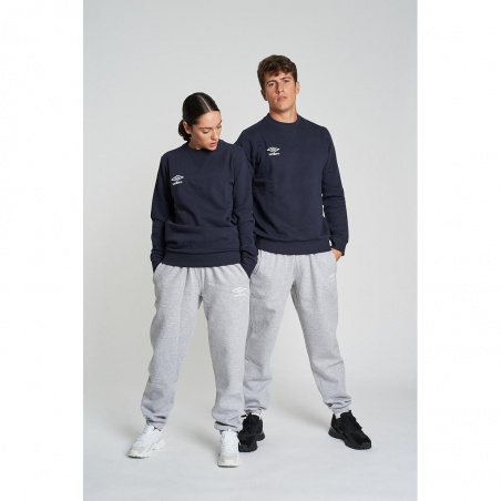 Sudadera Umbro Fleece Small Logo Sweat Dark Navy / White