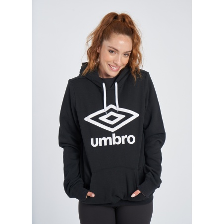 Sudadera Umbro Wardrobe Large Logo Hoodie Negro