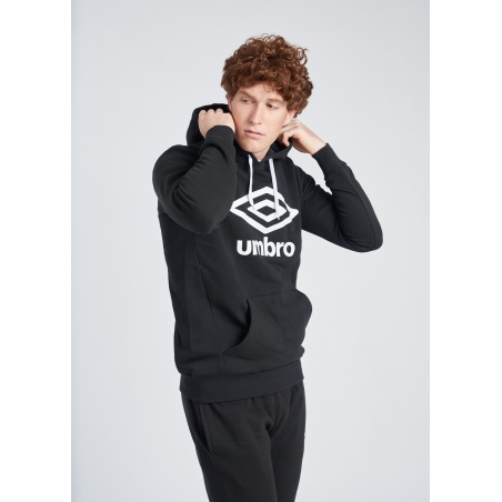 Sudadera Umbro Wardrobe Large Logo Hoodie Negro