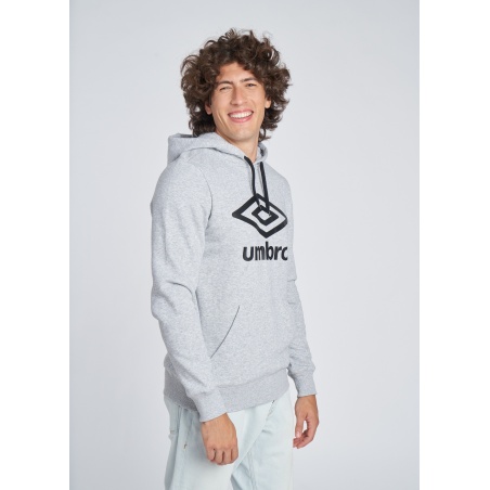 Sudadera Umbro Wardrobe Large Logo Hoodie Gris