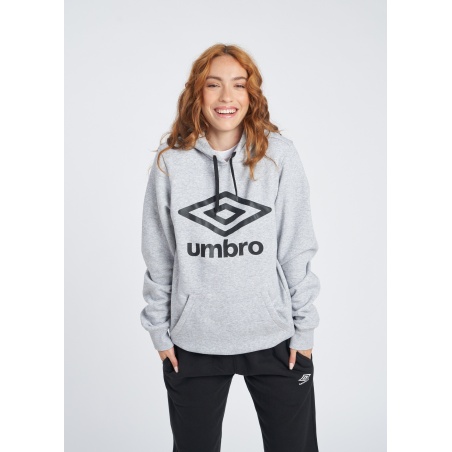 Sudadera Umbro Wardrobe Large Logo Hoodie Gris