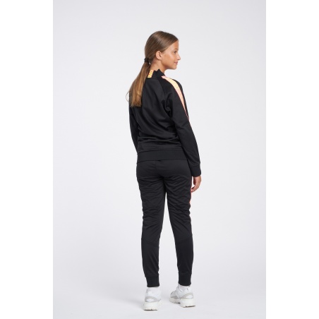 Pantalón Umbro Axis Track Pant - JNR - Black / Safety Yellow / Knockout Pink