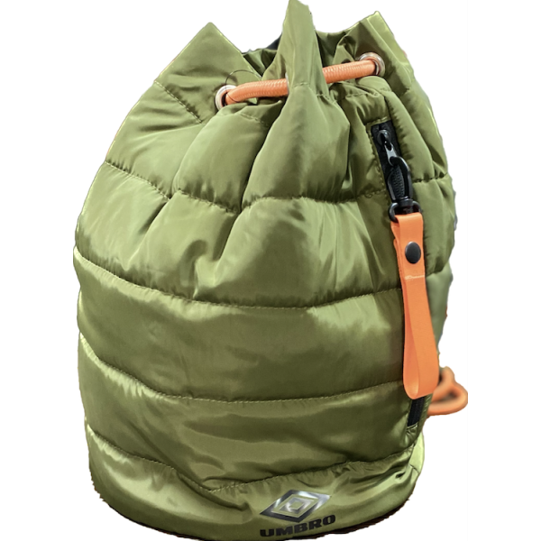 Bolsa Umbro Faraday Bucket Bag Dark Olive / Black / Orange