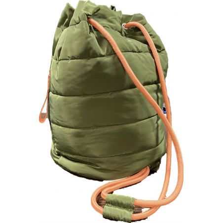 Bolsa Umbro Faraday Bucket Bag Dark Olive / Black / Orange