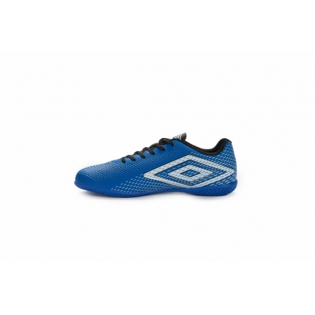 Zapatilla de Futbol Sala Umbro Aurora II IC - Junior - Classic Blue / White / Black / Silver
