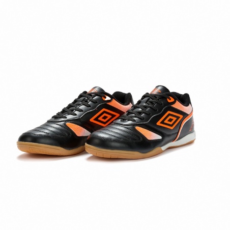 Zapatilla de Fútbol Sala Umbro Sala CTRL Black / Shocking Orange / White