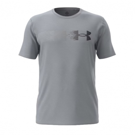 Camiseta Under Armour Fly In Logo Gris