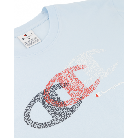 Camiseta Champion Celeste