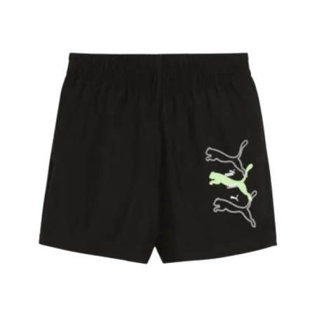 Short Puma Logo Lab Negro
