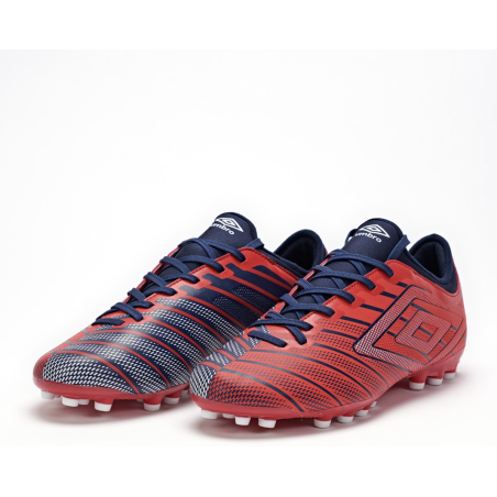 Bota de Fútbol Umbro Velocita Elixir League AG Rococco Red / White / Estate Blue