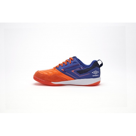 Zapatilla de Fútbol Sala Umbro Pro 5 Bump Vermillion Orange / White / Deep Surf