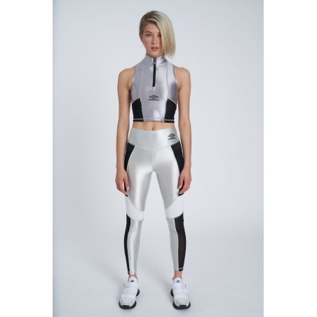 Malla Umbro Reflective Tech Plata Mujer