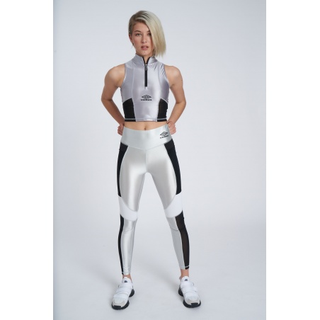 Malla Umbro Reflective Tech Performance Tight Plata