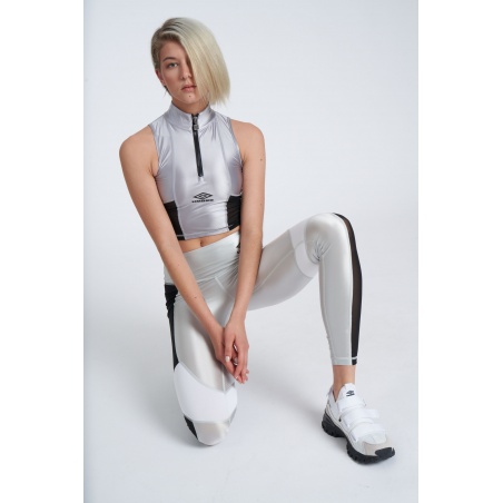 Malla Umbro Reflective Tech Plata Mujer