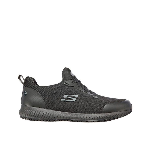Zapatilla Skechers Work: Squad Sr - Myton Negra