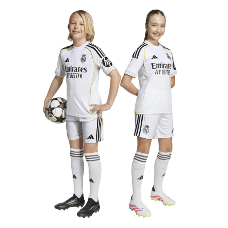 Conjunto Adidas Real Madrid 25/26 1ª Equipación Blanca