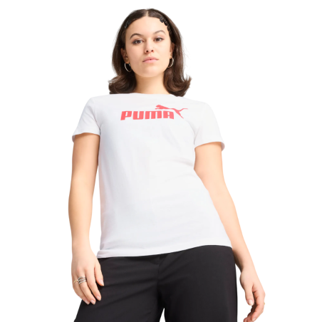Camiseta Puma Logo Blanca