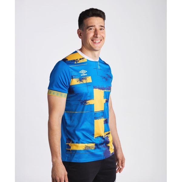 Camiseta Umbro Infimaya Azul Royal / Azul Marino / Amarillo