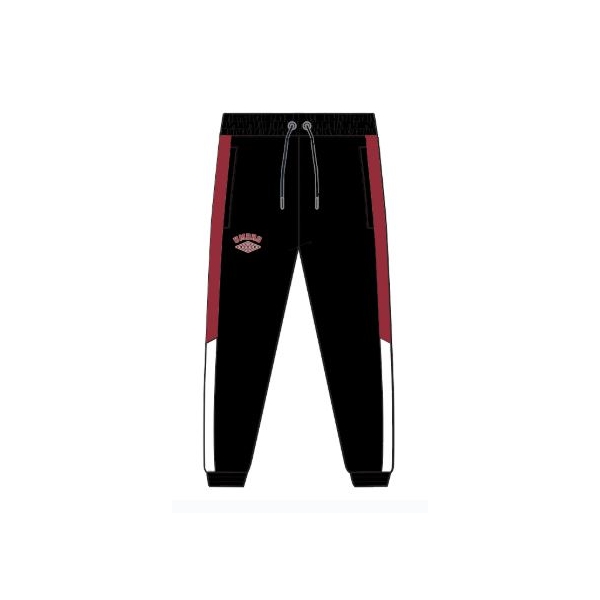 PANTALÓN UMBRO TALA JOGGER BLACK / CHILLY PEPPER / WHITE