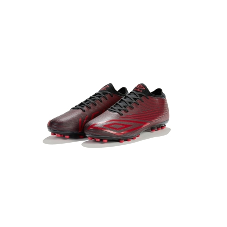 Bota de Fútbol Umbro Veloce LT V AG - Junior - Black / Equestrian Red