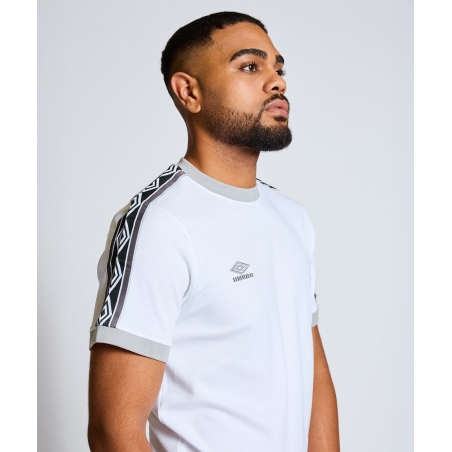 CAMISETA UMBRO TAPED TEE BRILLIANT WHITE