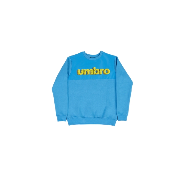 SUDADERA UMBRO MIXED SWEATSHIRT - JNR - FRENCH BLUE