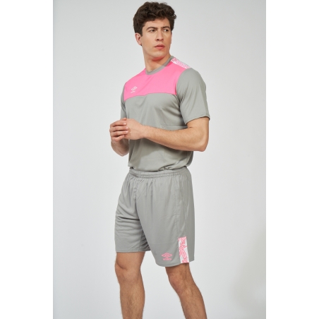 Camiseta Umbro Ness Gris / Rosa
