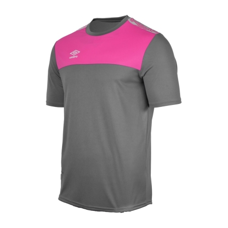 Camiseta Umbro Ness Gris / Rosa