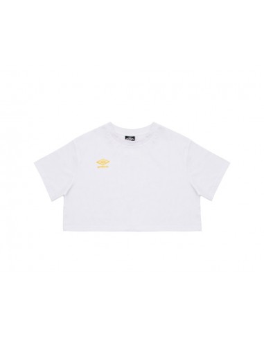 Camiseta Umbro SS Cropped T-Shirt W White