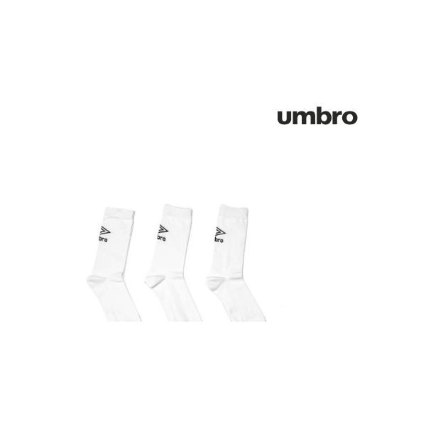 Calcetines Umbro Combed Blanco Pack 3