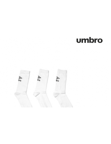 Calcetines Umbro Combed Blanco Pack 3