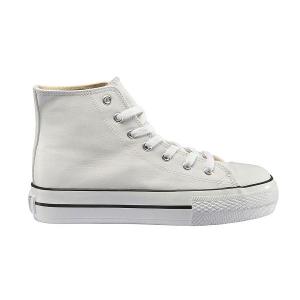 Zapatilla John Smith Libel High Piel Blanca