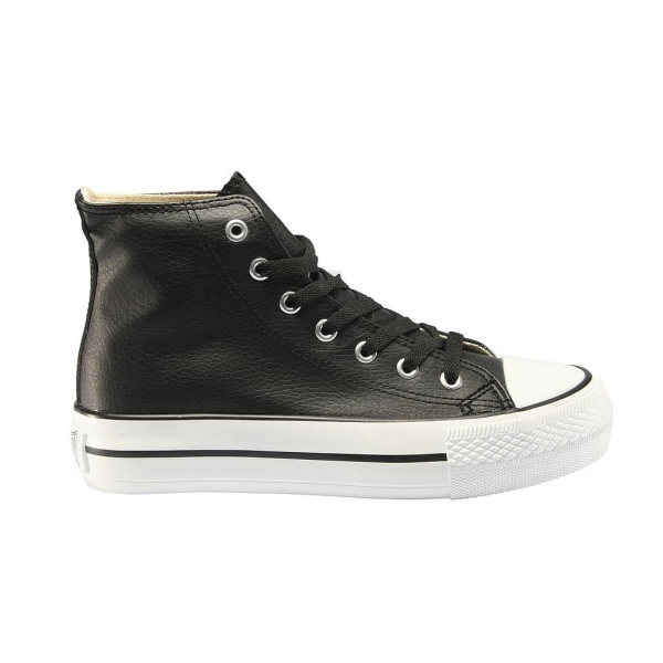 Zapatilla John Smith Libel High Piel Negra