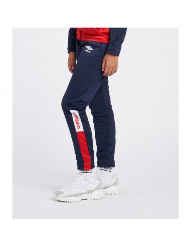 Pantalón Umbro Fw Sportswear Track Pant Dark Navy / Vermillion / Brilliant White - JNR