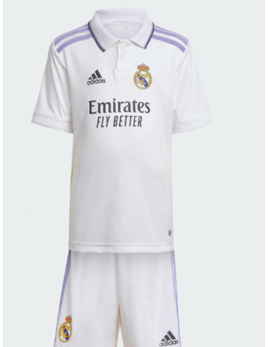 Conjunto Adidas Real Madrid 22/23 1ª Equipación Blanco