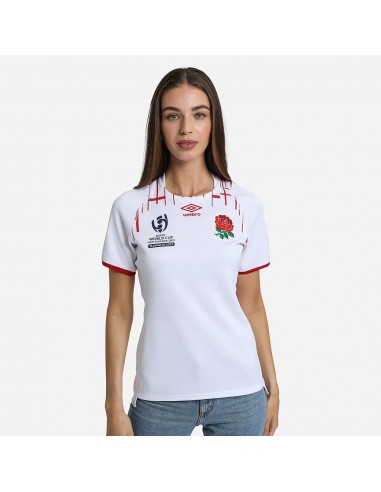 Camiseta Umbro England Rugby 22/23 Red Roses WRWC Home Replica Jersey