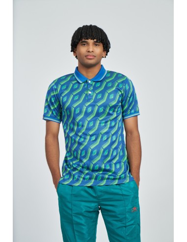 Polo Umbro Jacquard Shirt Quetzal Green Multi
