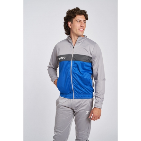 Chaqueta Umbro FW Sportswear Track Top Grey Marl / Nouvean Navy / Woodland Grey