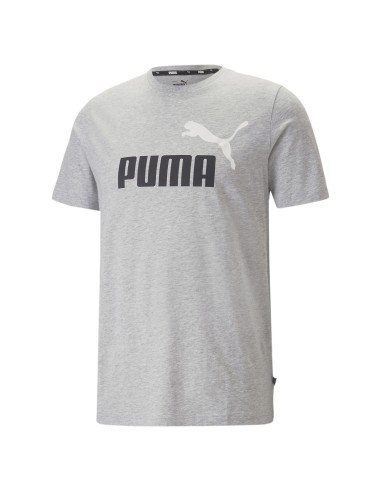 Camiseta Puma Logo Gris