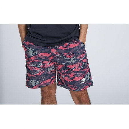Short Umbro Resort Beach Short Indian Ink / Pink Lift
