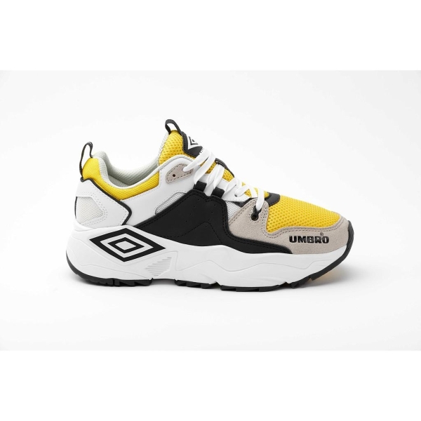 Umbro Run M White / Black / Blazing Yellow / Grey