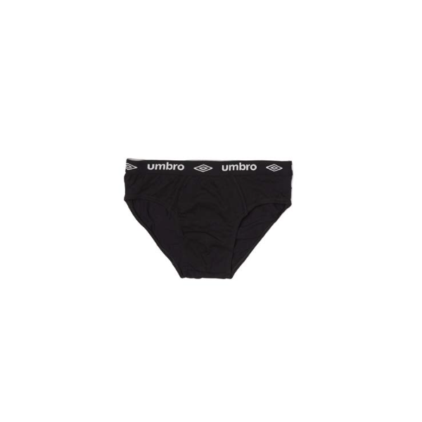 Slip Umbro Cotton Negro y Gris