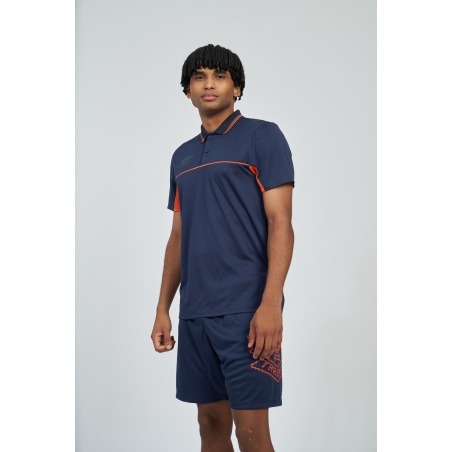 Polo Umbro Pro Training Active Polo Dark Navy / Vermillion Orange
