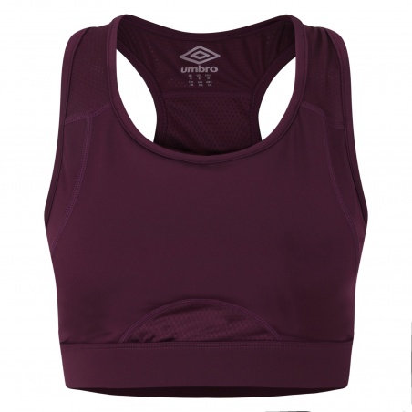 Sujetador Deportivo Umbro Pro Training Sports Bra - Womens Potent Purple / Mauve Shadows