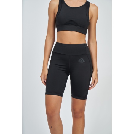 Short Umbro Pro Training Short - Womens - Black / Harvest Gold