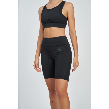 Short Umbro Pro Training Short - Womens - Black / Harvest Gold